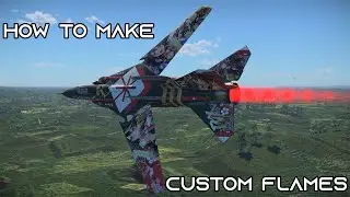 How To Make Custom Jet Flames | War Thunder Tutorial