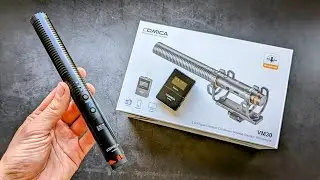 Comica VM30 Wireless Shotgun Microphone Review - AUDIO TEST & Everything You NEED to Know!