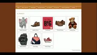 Online Shopping System | PHP and MySQL Project Source Code | PHP MySQL CRUD Project