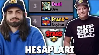 FRANK , DANİ , PAULA TÜM BRAWL STARS EKİBİNİN HESAPLARINI BULDUM !