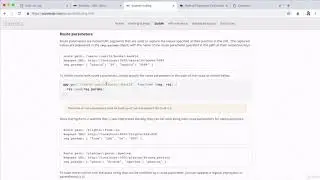 230 Express Routing Parameters