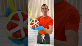 Cutting Hard Candy with  Grapefruit Design ASMR Sounds - Satisfying Crunch #ASMR #funnyvideo #memes