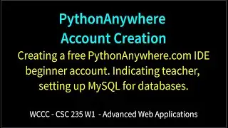 PythonAnywhere Account Creation