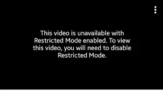 this video is unavailable with restricted mode enabled | youtube video not play problem fix