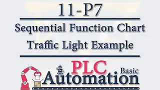 PLC Basic -11- SFC (Grafcet): Traffic Light Example W/O Start and Stop PB P7/18