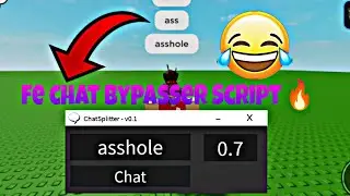 Roblox FE Chat Bypasser Script | Mobile/Pc FE chat bypasser gui (2024)