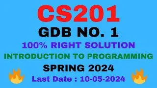 CS201 GDB SOLUTION SPRING 2024 | CS201 GDB SOLUTION 2024 | CS201 GDB 2024 | CS201 GDB SPRING 2024