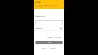 User login page for Android devices by using Google Firebase authentication service.