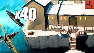 I Lived in an Unraidable Mountain Fortress in Rust...