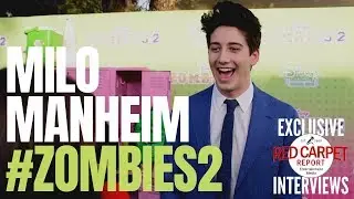 Milo Manheim interviewed at Zombies 2 special screening at Disney Studios #DisneyChannel