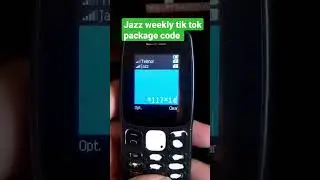 Jazz weekly tiktok package code || tiktok weekly PKG || jazz tiktok package!package world