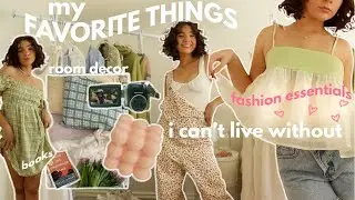 SUMMER FAVORITES 2021 OUTFIT ESSENTIALS (& things I can't live without: room decor, books, movies)💌🍓