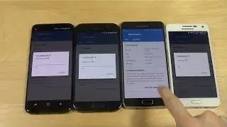 Samsung Galaxy S8 vs. Galaxy A5 2017 vs. A5 2016 vs. A5 2015 Benchmark Speed Test!