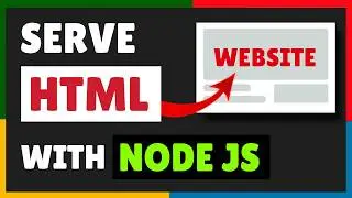 How to Serve HTML Site Using Node.js and Express.js | Node Js Tutorial