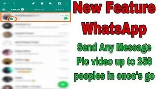 How to Send a Broadcast Message on WhatsApp | How To Use WhatsApp Broadcast | whatsapp