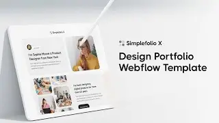 Simplefolio X - Design Portfolio Webflow Template | BRIX Templates