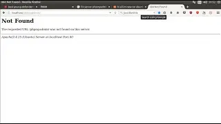 phpmyadmin page not found phpmyadmin not working  
