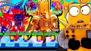 СРАЗУ ДВА ULTIMATE ТИТАНА! 90 СЕРИЯ ULTIMATE DRILLMAN  ULTIMATE CLOCKMAN ROBLOX Toilet Tower Defense