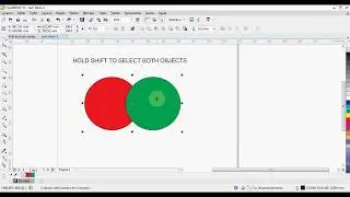 [QUICK TUTORIAL] How to combine 2 objects in one in Corel Draw X7