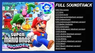 Super Mario Bros. Wonder OST 🎵 - Full Soundtrack - Original Music 4K