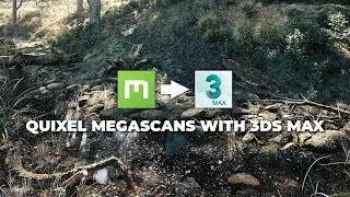 Workflow of using Quixel Megascanes with 3ds Max