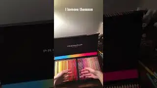 Unboxing the 150 set of prismacolor premier pencils for my birthday✨|EllaDraws