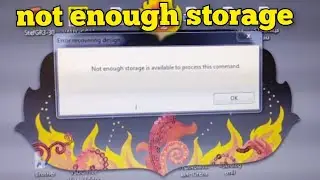 Wilkom Fault / Not enough storage is available to process this command