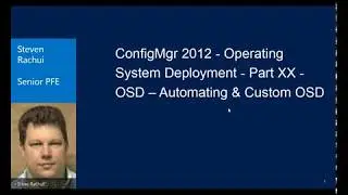 ConfigMgr 2012 Operating System Deployment Part XX Automating and Custom OSD