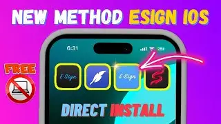 NEW Method to Install Esign on iPhone | Install IPA Files on iPhone/iPad No PC!