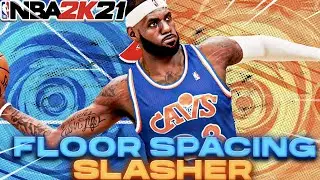 BEST FLOOR SPACING SLASHER BUILD IN NBA 2K21 NEXT GEN! (BEST LEBRON JAMES BUILD!)