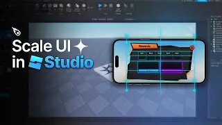 How To Scale UI In Roblox Studio Without Plugins!