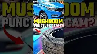 Mushroom Puncture: A Scam?!? 🤔 #shorts #puncture #scam #fraud #hindi #informative #india #cars24