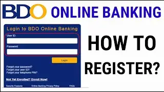 Paano mag register sa BDO Online Banking | How to register BDO Online Banking 2024