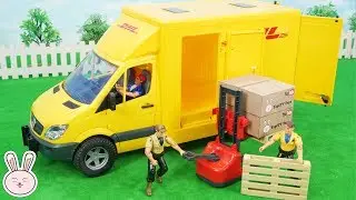 Bruder Mercedes Benz Sprinter DHL Truck | YapiTV Toys