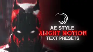 AE like Text in Alight Motion + Preset! ❤️