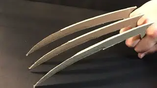 How to make Wolverine Claws out of cardboard