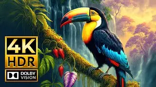 ANIMAL FAIRYLAND 4K HDR | with Cinematic Sound (Colorful Animal Life)