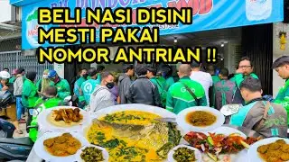 RAME BANGET!! BELI NASI MESTI PAKAI NOMOR ANTRIAN, RUMAH MAKAN PALING RAMAI DI KOTA MEDAN !!