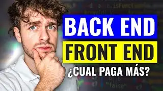 DESAROLLO FRONT END vs BACK END ¿Cuál paga mejor? Diferencias🧐