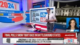 LIVE ELECTION NIGHT 11/5/24: MSNBC Steve Kornacki Breaks Down Historic Results In 2024 Polling