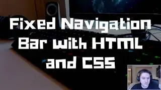 Fixed Navigation Bar with HTML and CSS