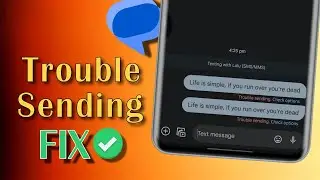 Trouble Sending Check Option:  Message Not Sending || Tech Wash