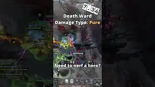 Witch Doctor Death Ward 7.34 Rampage #dota2  #dota #witchdoctor #rampage #734 #7.34 #shorts