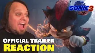 Sonic the Hedgehog 3 | Official Trailer REACTION | (2024 Movie) Ben Schwartz, Keanu Reeves