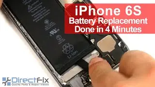 How To: iPhone 6S Battery Replacement done in 2 minutes