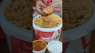 ₹1300 Full Bucket Biryani Unpacking🤤 Original Ambur Star Briyani ⭐ Ambur Chicken Biryani #nonveg