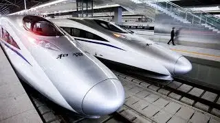 high speed train Inside & out side view china