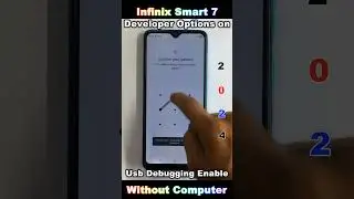 How to Infinix Smart 7 Developer Option Usb Debugging Enable 🆕 How to Open Developer Options on