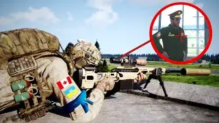 Canadian Sniper Takes Out Russian General and Steals Bomber! | ARMA 3 Milsim