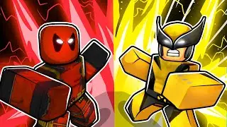 We became DEADPOOL AND WOLVERINE in Roblox Heroes Battlegrounds